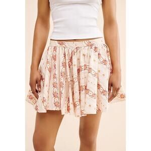 Free People Gaia Cotton Mini Skirt